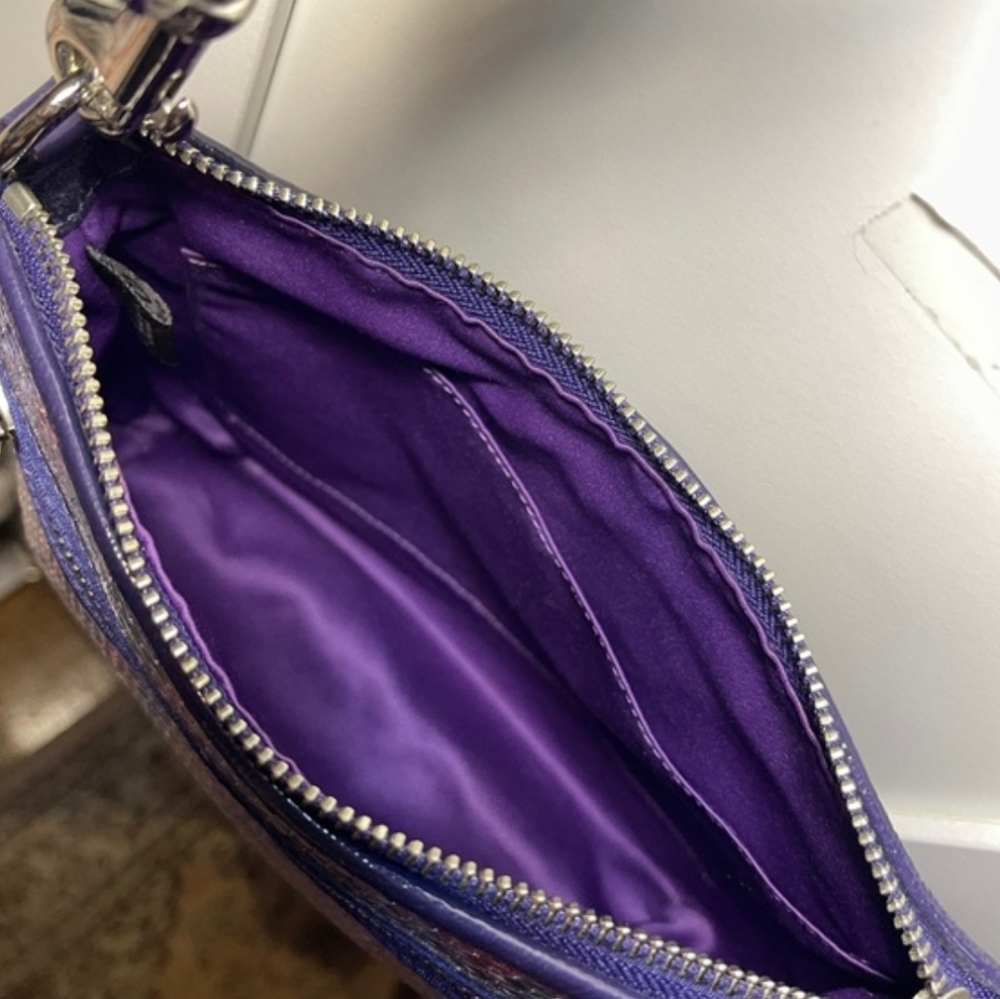 Limited-Edition Coach Poppy Tartan Plaid Small Sequined Shoulder Bag - MSRP $298 - Picture 12 of 15